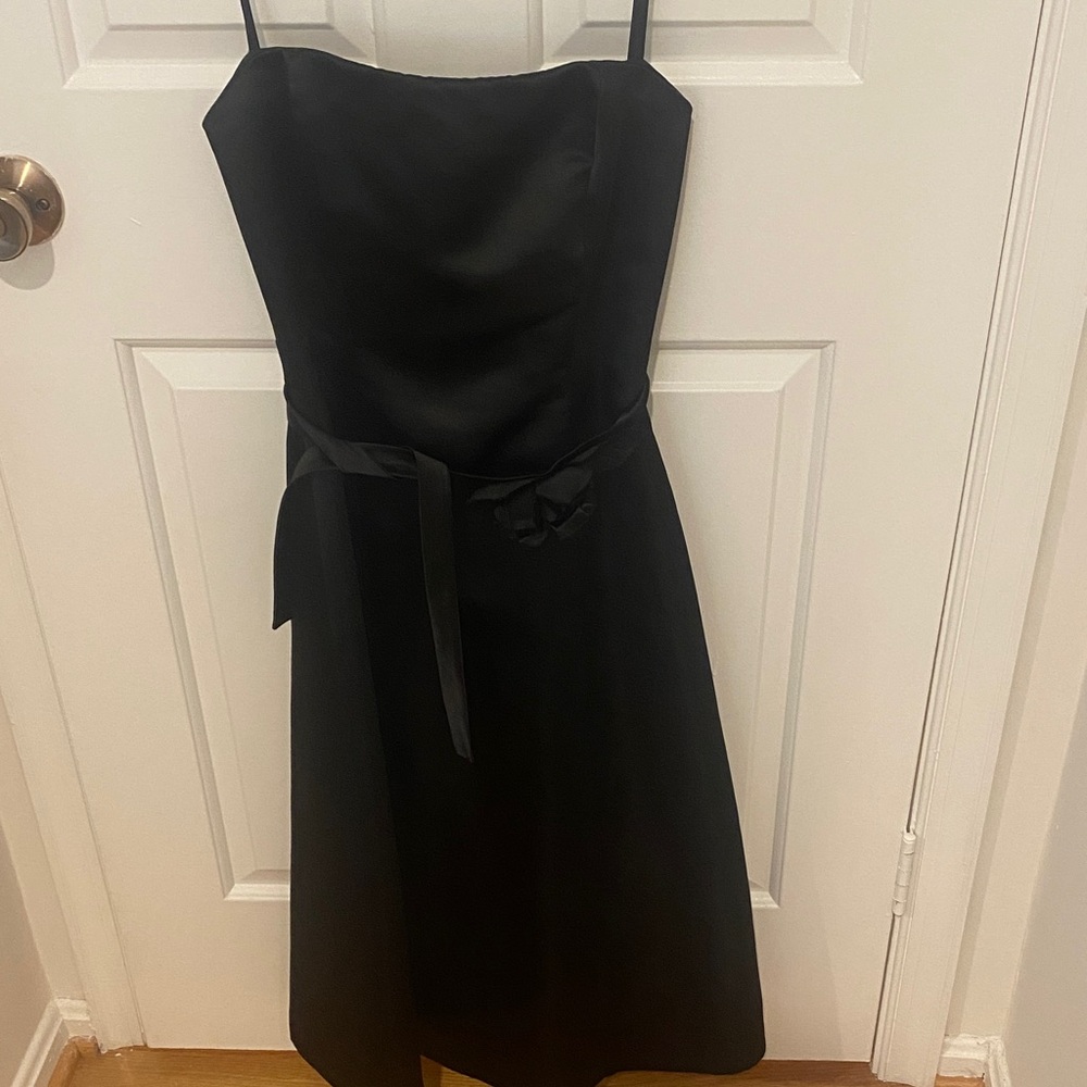BCBG Black Strapless Cocktail Dress